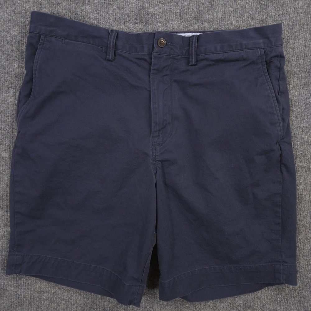 Polo Ralph Lauren Stretch Classic Fit Chino Shorts Mens 34 Navy Brushed Twill